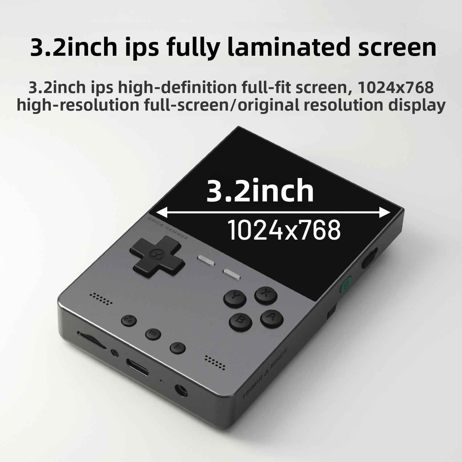 Trimui Brick Hammer Vertical Retro Game Console